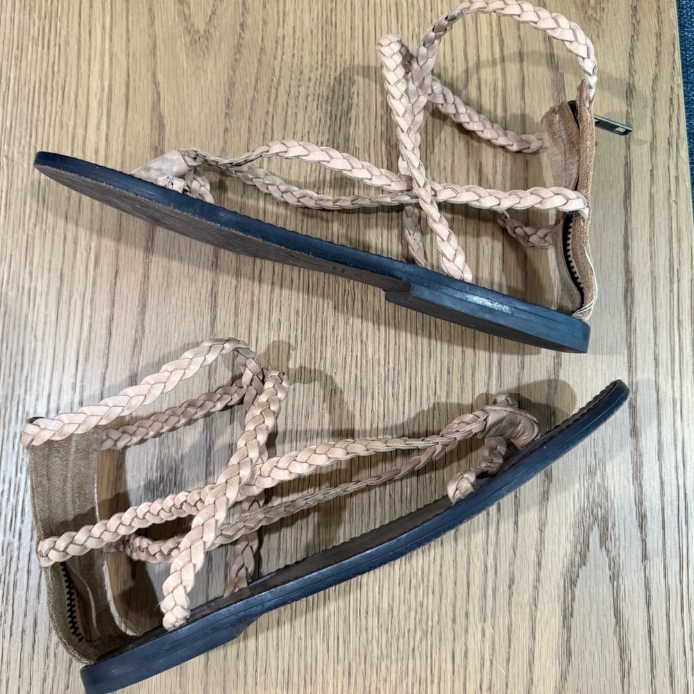 Joie Braided Cream Sandals
